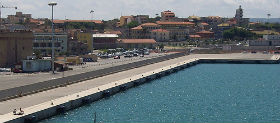Ansicht Hafen von Porto Torres